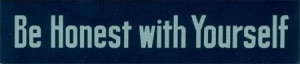 Be Honest With Yourself - Image